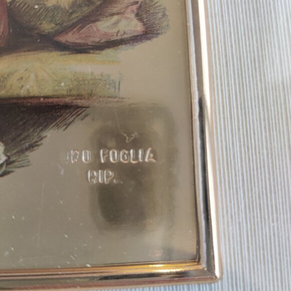 Hand Painted in Gold Lithograph imported from Italy - Picture 6 of 8